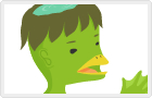 [photo]Youha Takatori and the Kappa (Water Imp)